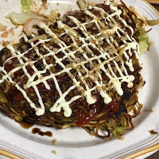 シーフードお好み焼き